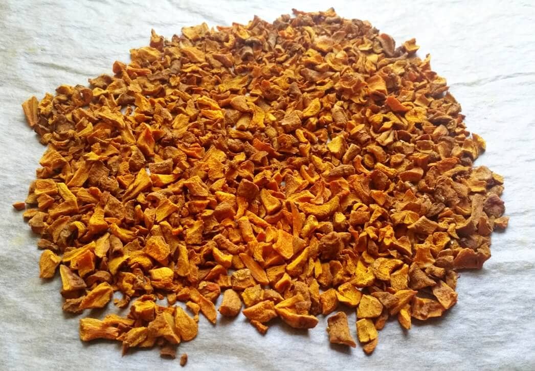Curcuma deshidratada